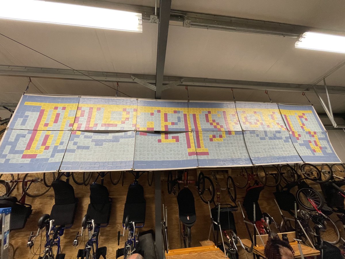 👁️ views from the office!

The porch has new adornments, two stained glass wheels 🛞 from She Shed Stained Glass!

Come visit us! Give us a call, email, or follow to learn more about what we have to offer at Bridge 2 Sports.

#challengingperceptions