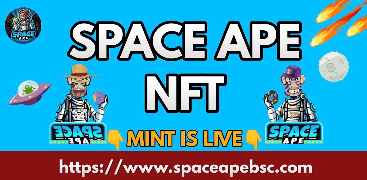 🐒 Space Ape 🐒 | SpaceApeNFTs Mint is live 🔥 tweet media