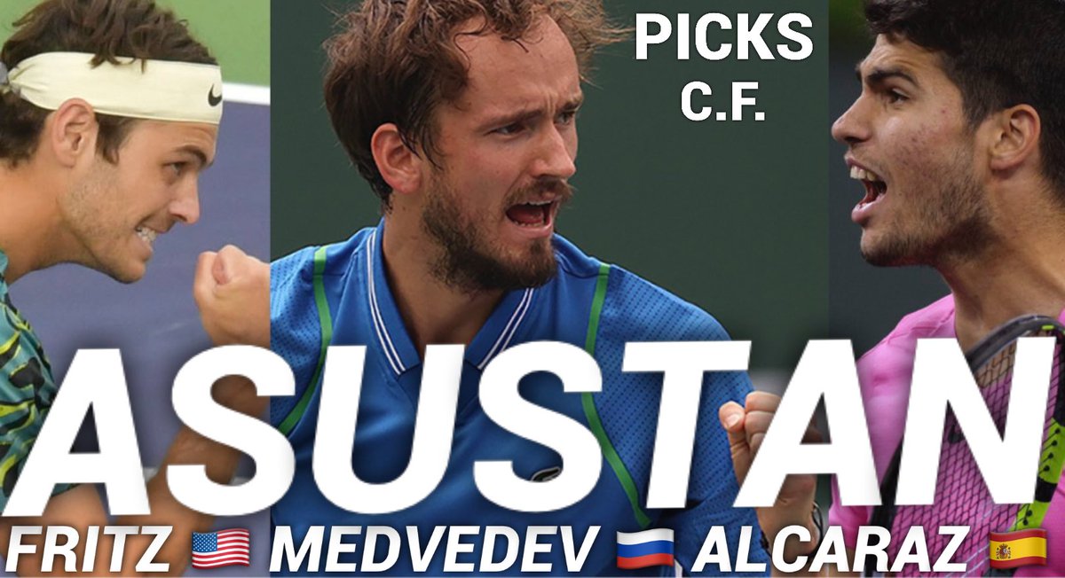 Chelomaya's tweet photo. Estamos ๐๐ฅ๐ฅ๐ฅ con los #Picks, yo que ustedes no me pierdo la previa de los Cuartos de Final de @BNPPARIBASOPEN ๐ค๐ค๐ค
Ya estamos al Aireโผ๏ธ
@allinsports_bet
#GamblingTwitter #apuestasdeportivas #Apuestas #PicksTenis #IndianWells2023
๐ฅ๐๐๐
https://t.co/3eiPKfhVhU https://t.co/B6KZb08c8p