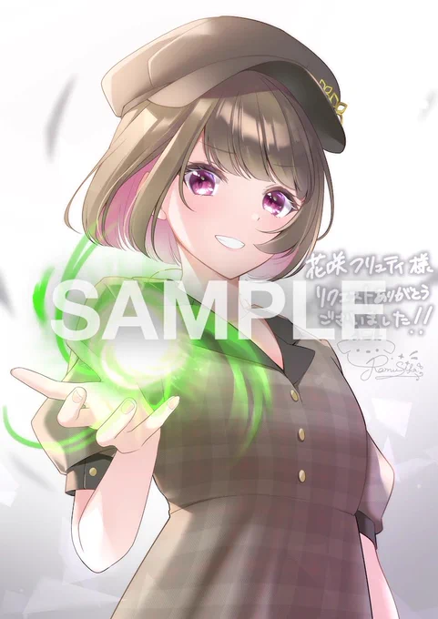 【commission】skebリクエストで花咲フリュティ様のイラスト描かせて頂きました #Commission #HanasakiFructi 