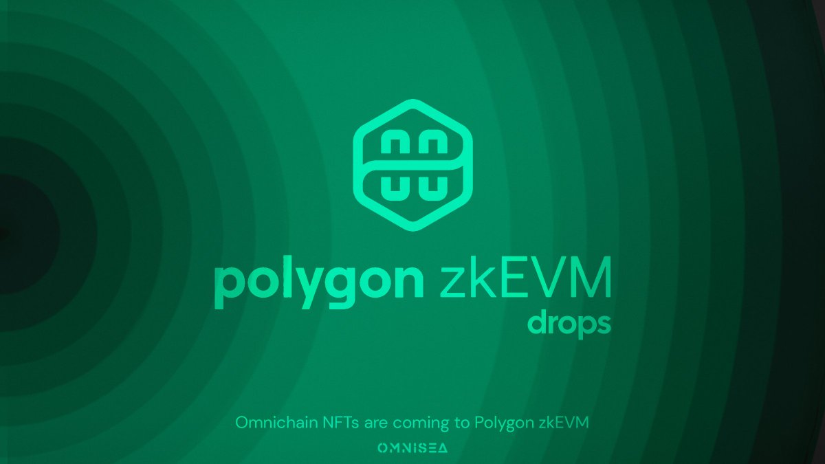 We're delighted to announce that Omnisea V2 Testnet will be deployed to @0xPolygonZK zkEVM in early April!

🔹 Launch Drops on Polygon zkEVM in minutes.
🔹 First Omnichain NFTs on Polygon zkEVM.
🔹 Ethereum scalability with zkEVM performance and security.