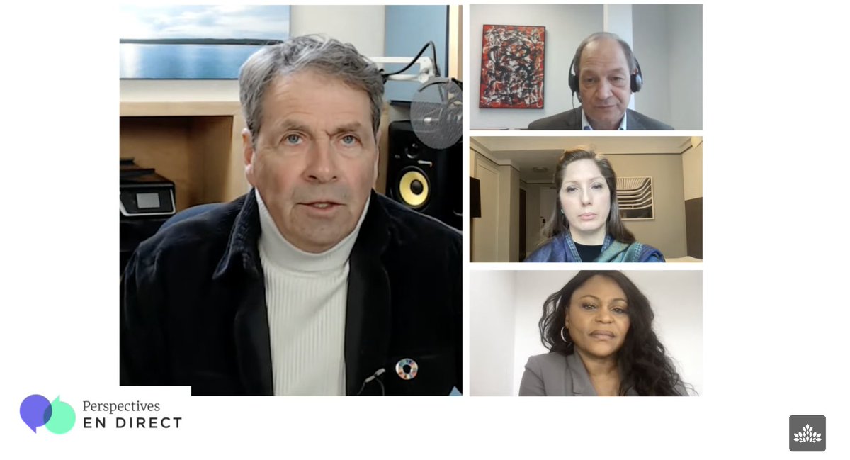 Nous avons une bonne discussion sur la façon dont nous pouvons encourager une plus grande diversité au sein de la main-d'œuvre. « Nous devons inclure des personnes de divers groupes à la table.»

Avec: 
Joseph Giulione, <a href="/RoselyneMavungu/">Roselyne Mavungu</a> et
<a href="/NatouSirois/">Nathalie Sirois</a>