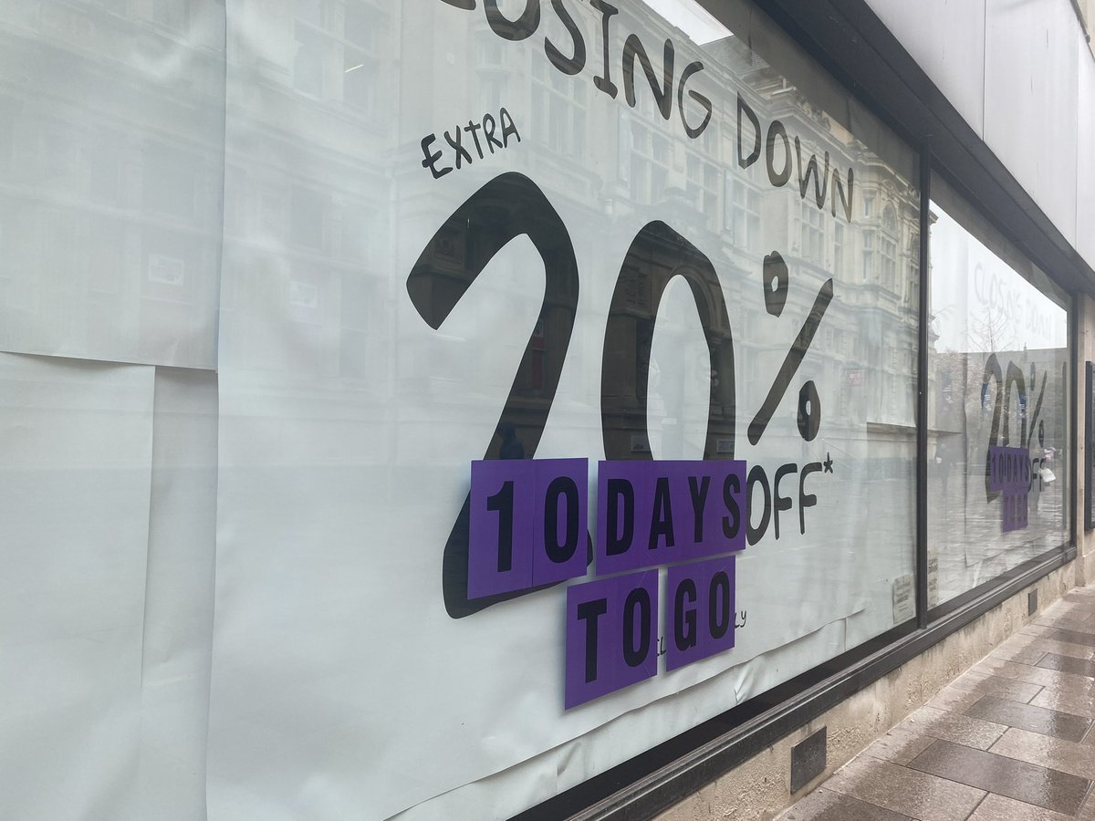 After 158 and years of business, the Cardiff branch of House of Fraser is closing. Could this mark the death of high street shopping? #highstreet #houseoffraser @Journo_USW #wearecardiff