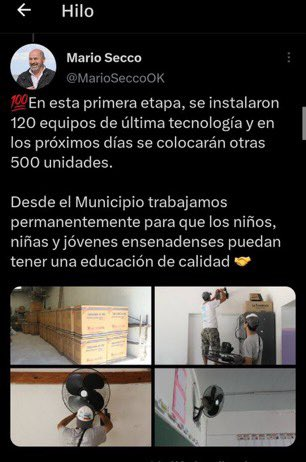 nachomdeo's tweet photo. Para los que me leen desde fuera de Argentina y les interesa saber sobre el realismo mágico, les cuento que frente a la ola de calor, un intendente peronista instaló ventiladores y los denominó "equipos de alta tecnología"
El primer ventilador fue vendido en 1886, hace 136 años https://t.co/3yolyozORc