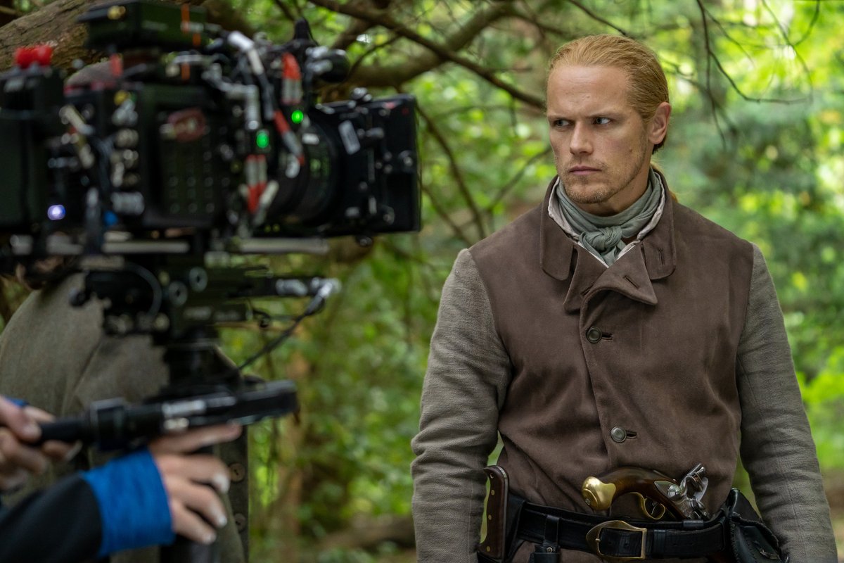 Three more days left in the work week so here's three new photos from set to help you get through them! #Outlander