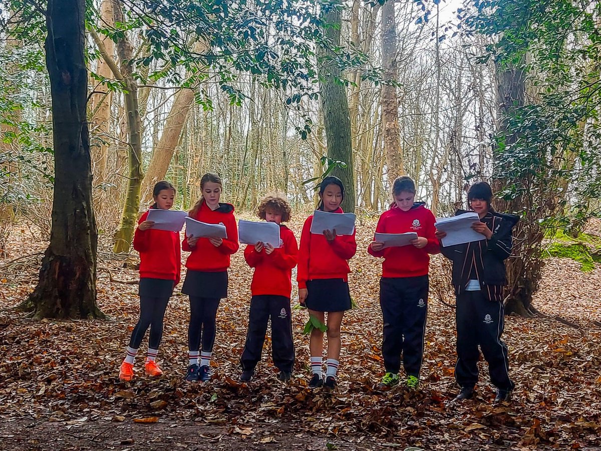 #CastleCourtYear6 #CastleCourtEnglish Set 1 continue to rehearse for their #outdoor production of #MidSummerNightsDream which will be held in the school woods #PrepSchoolDorset #CastleCourtCreative