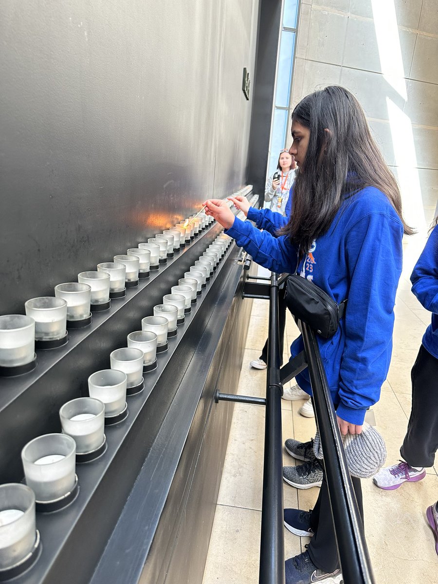 mrs_malady's tweet photo. Lighting candles in memory of lives lost in concentration camps. #dcmavs2023 https://t.co/BBhl4uSnKL