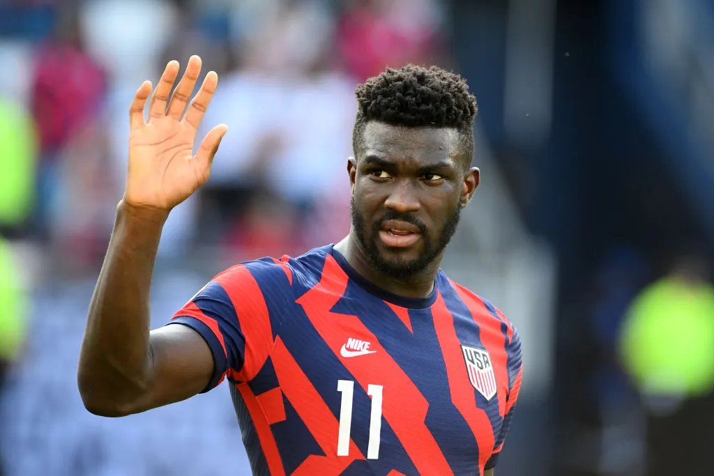 tombogert's tweet photo. 🇺🇸 USMNT March roster for Nations League games includes:

- Gio Reyna
- Alejandro Zendejas
- Miles Robinson
- Ricardo Pepi
- Daryl Dike
- Alan Sonora
- Taylor Booth
- Bryan Reynolds
- Zack Steffen
- Auston Trusty

First with the full pool to pick from since the 2022 World Cup. https://t.co/glksO55MaV