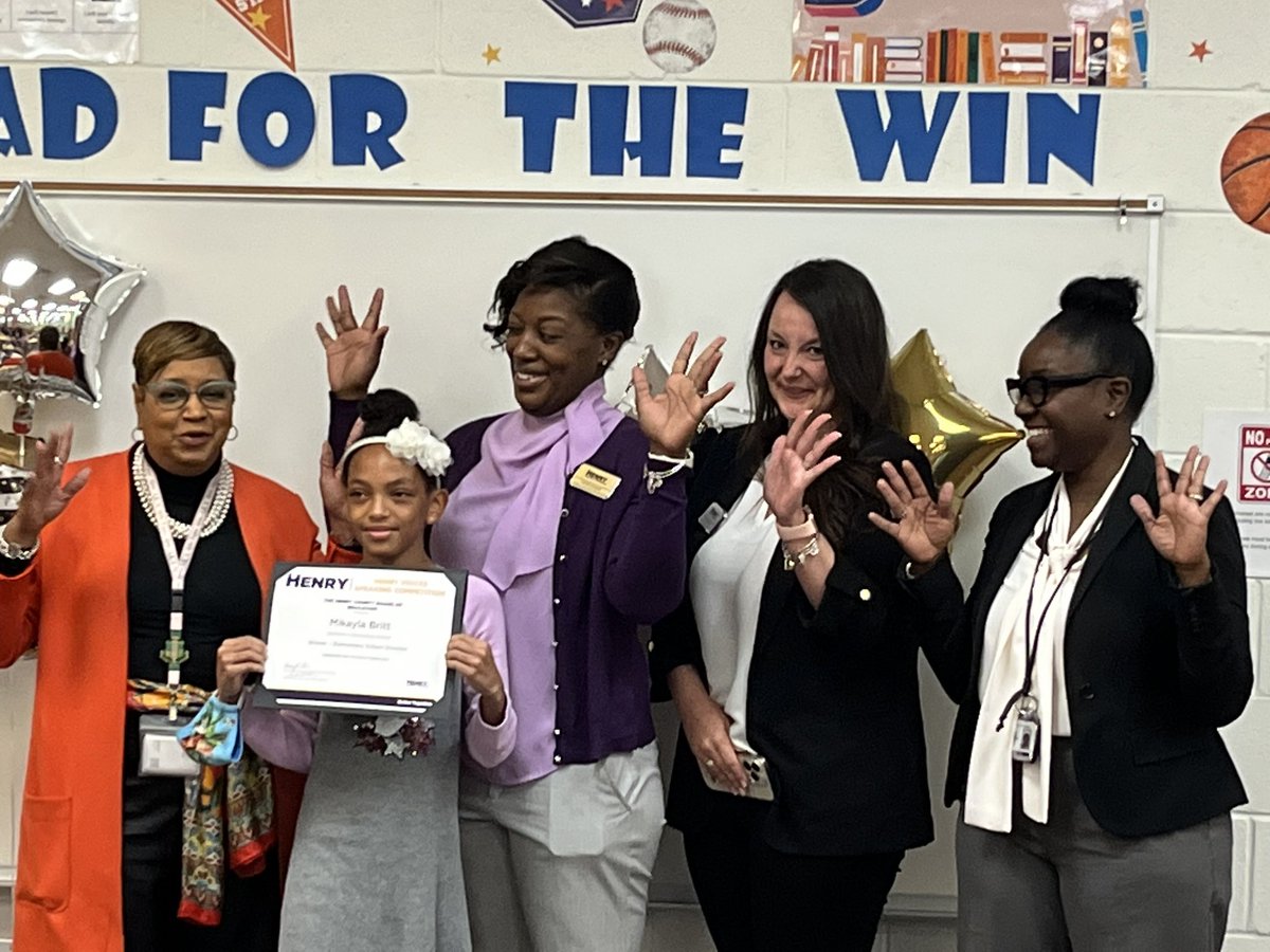 Bethlehem Elementary (@bes_hcs) on Twitter photo Congratulations to 4th grader Mikayla, the Elementary School Henry Voices Speaking competition Winner for 2023!  A wonderful presentation on a Wednesday morning! Mikayla will present her speech at the District State of the Schools in April! A great big Whoo Whoo Whoo to Mikayla! Congratulations to 4th grader Mikayla, the Elementary School Henry Voices Speaking competition Winner for 2023!  A wonderful presentation on a Wednesday morning! Mikayla will present her speech at the District State of the Schools in April! A great big Whoo Whoo Whoo to Mikayla!