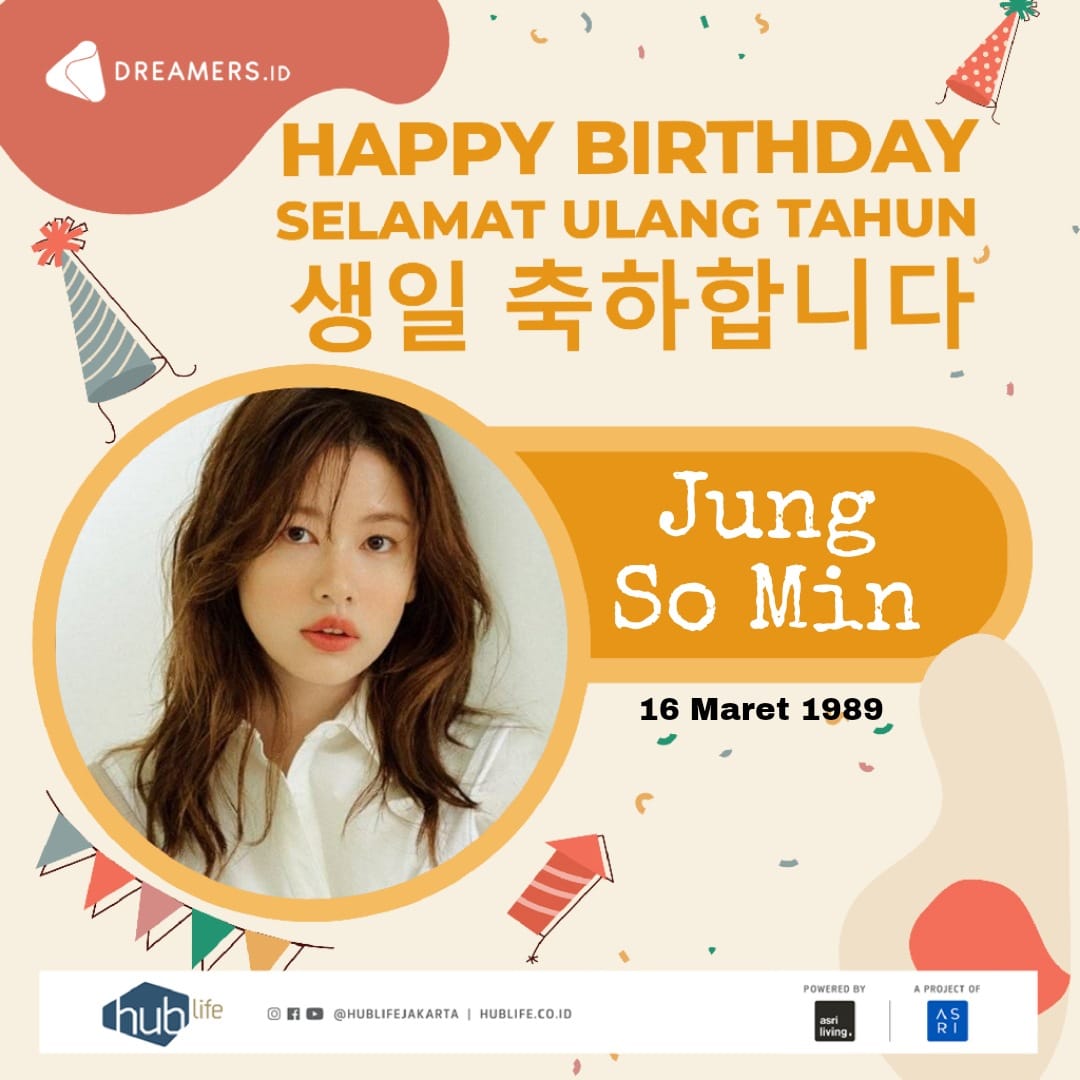 DreamersRadioID's tweet photo. Happy Birthday Jung So Min! 🥳🎂❤️

May your special day be filled with enormous happiness and joys and that you are showered with love by your surroundings!

#JungSoMin #정소민 #HappySoMinDay
#HappyBirthdayJungSoMin https://t.co/sG4A4QTv9j