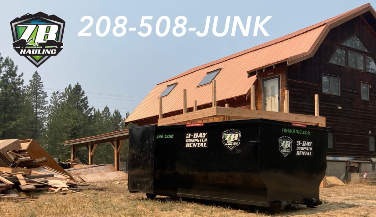 7bhauling's tweet photo. CDA-area discount rolloff dumpster rentals. Veteran-owned. Family-operated. Local. Friendly service. Lowest prices. Perfect for families &amp; small businesses on a budget.

Coeur d'Alene, Hayden, Post Falls, Rathdrum, Athol, Sandpoint, Idaho.

https://t.co/NssTRkae0q
208-508-5865 https://t.co/fjBd8mMpVa