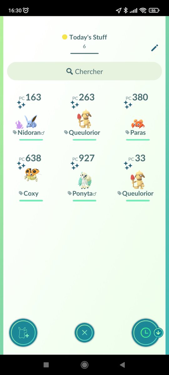 And here's my #Shiny haul for this #PokemonGO #ColorFestival !!✨💙💛🧡💚
Didn't get all the #ShinyPokemon I wanted, but this is a GREAT haul nontheless 😁

#PokemonGoApp #Pokemon #PokemonGoFR #PokemonGOShiny #Nidoran #Smeargle #Paras #Ledyba #Ponyta #GalarianPonyta