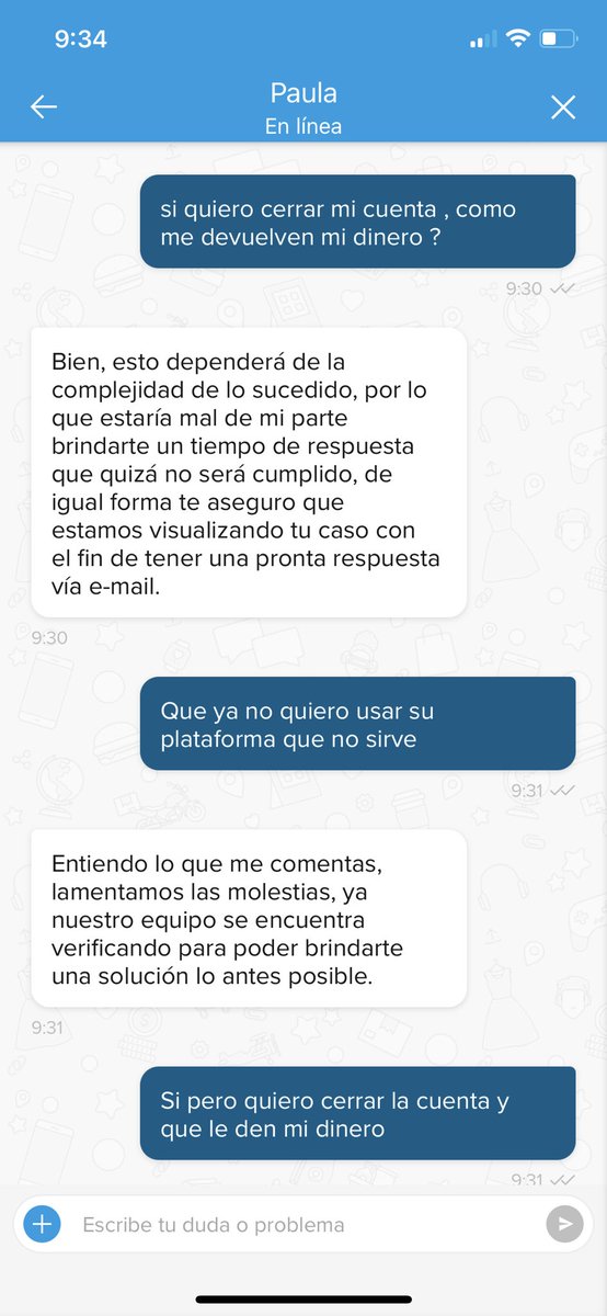 Rolama's tweet photo. @mercadopago quiero cerrar mi cuenta y que me retornen mis recursos y tampoco se puede . Son unos estafadores e incompetentes, por sus errores dejar a sus clientes sin acceso a sus recursos . Lamentable ! https://t.co/VPM8MNPVWn