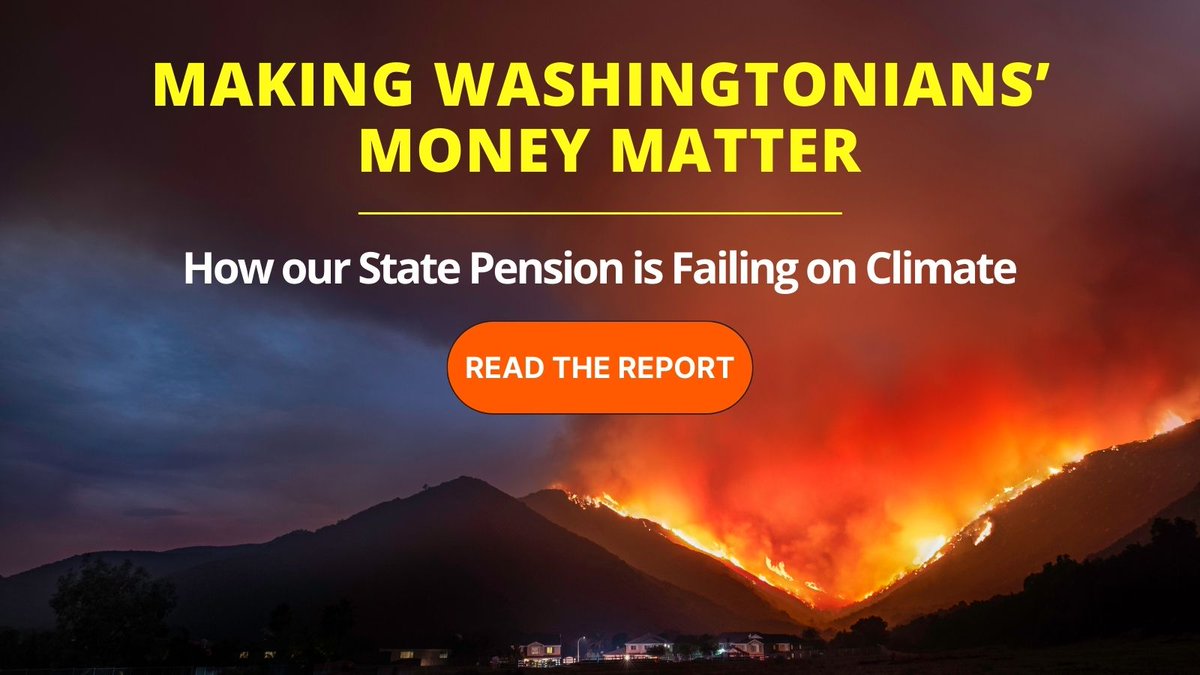 1/ BREAKING: our new report reveals that the $192 billion WA state pension voted against climate &amp; Indigenous rights resolutions at banks, insurers, utilities, and fossil fuel companies in 2022. 

A 🧵

CC: <a href="/WaTreasurer/">WA State Treasurer</a>

350wa.org/wsib-report