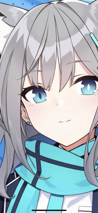ブルアカ公式のホワイトデーお返しイラスト、解像度が随分高いみたいで拡大してもこんなに綺麗 