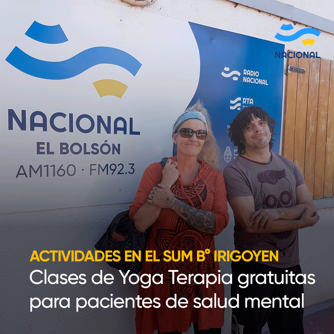 Se dictan clases teóricas y prácticas de Yoga gratuitas para pacientes de salud mental del Hospital de El Bolsón. Paula y Lucas, brindaron detalles sobre la actividad y su experiencia e invitaron a la comunidad a participar. Contacto: 2945331746.

bit.ly/3JJymog
