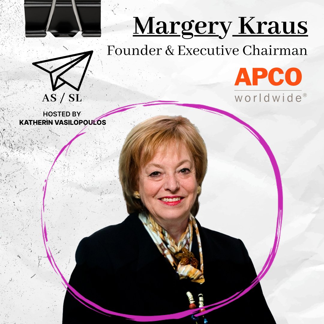 Hear <a href="/MargeryKraus/">Margery Kraus</a>, #Founder &amp; Executive Chairman of <a href="/apcoworldwide/">APCO</a>, as she talks about the challenges she faced in a male-dominated field and how her family has been crucial to her #success. 

New #podcast episodes arrive every Wednesday.