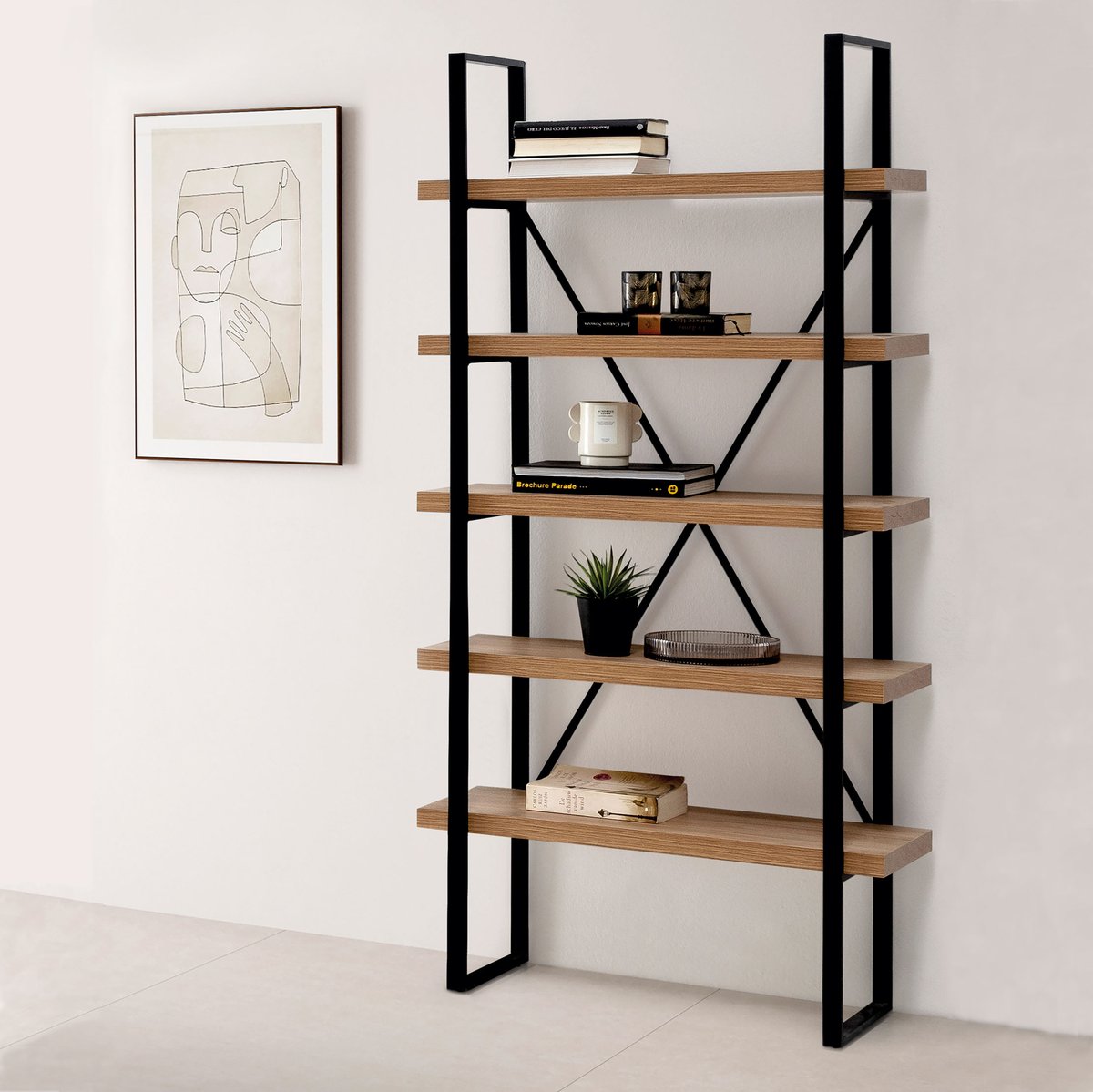 Entre nuestras novedades más recientes está la estantería SH-250, de estructura metálica en color negro y estantes en color roble.

Queda espectacular 🤩

#novedades #novedad #nuevacoleccion #muebles #estanterias #estanteria #bookshelf #bookshelves #New #newcollection #furniture