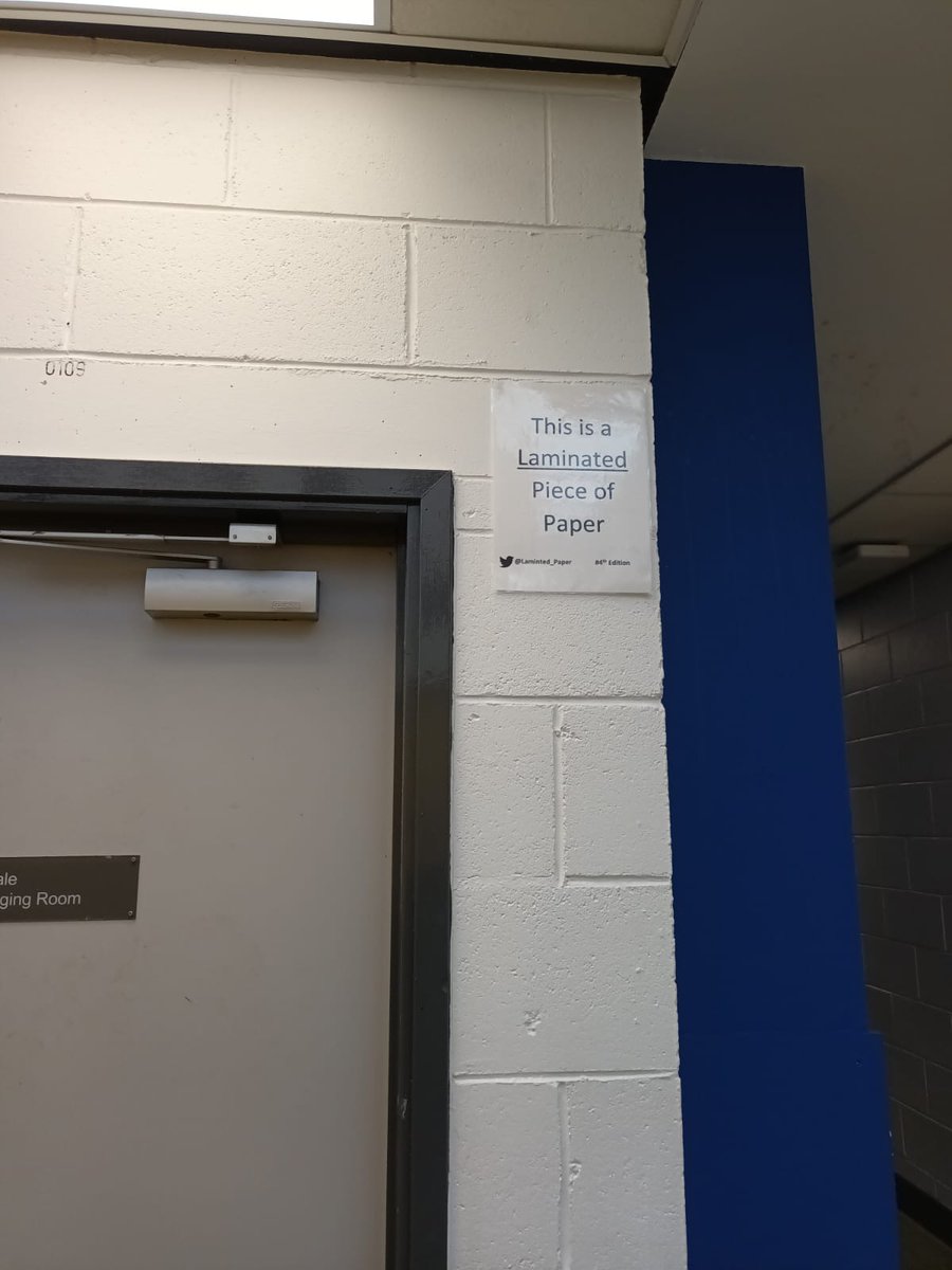 Laminted_Paper's tweet photo. New Department!

now with @Larbert_Sport @LHS_HWB Keep an eye out for me in my final department!😅

@LarbertHigh #laminatedpaper #finalstop https://t.co/oHpBpgFLBL