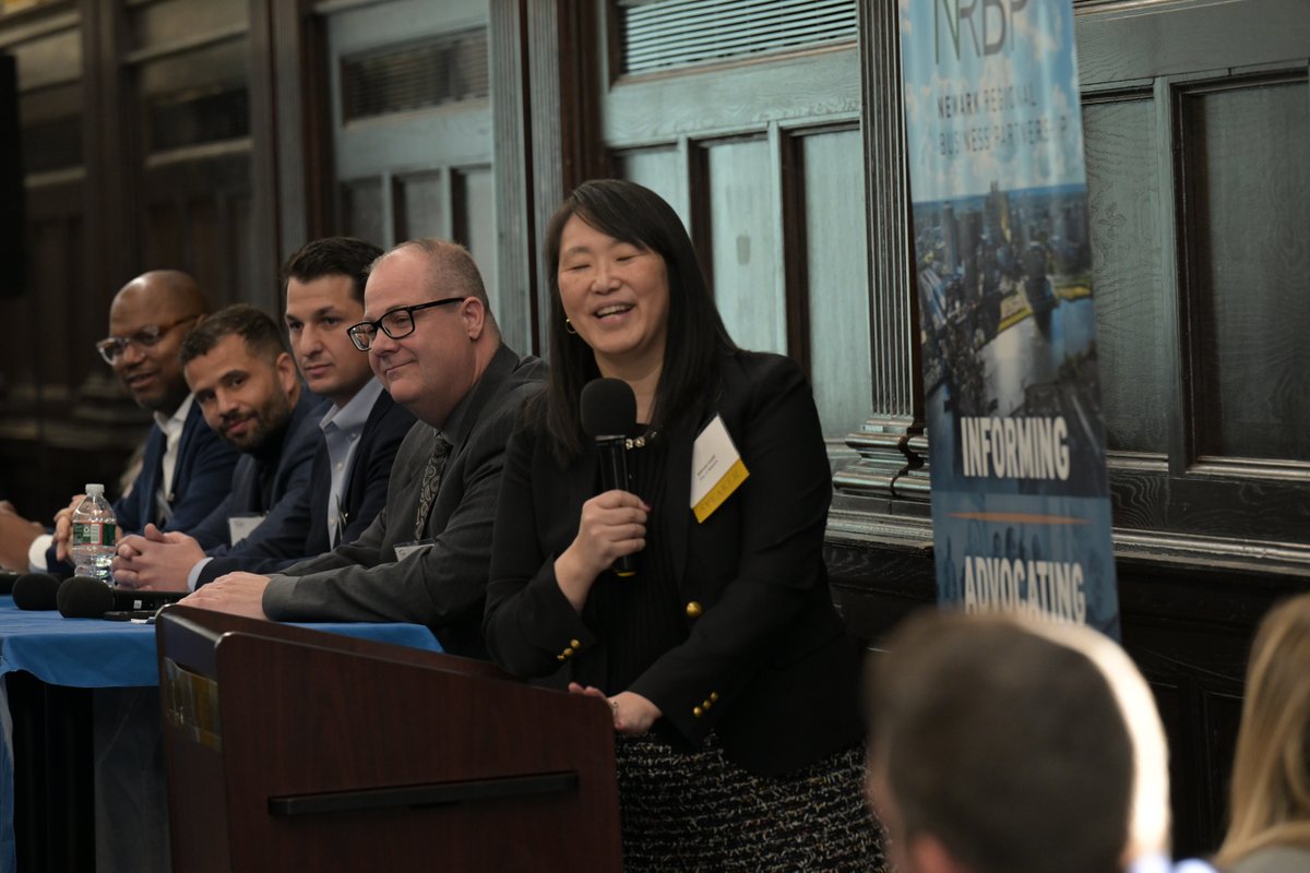 NewarkRBP's tweet photo. #NRBP thanks the following leaders &amp; experts for presenting at the 2023 Real Estate Market Forum: @AIlisonLadd of @CityofNewarkNJ; Marcus Randolph of @investnewark; David Simon of Shorewood Real Estate Group; Alberto Goncalves of Life Assets Dev.; &amp; Rich Dunn of @ParamountAssets https://t.co/7ciWtHCNq4