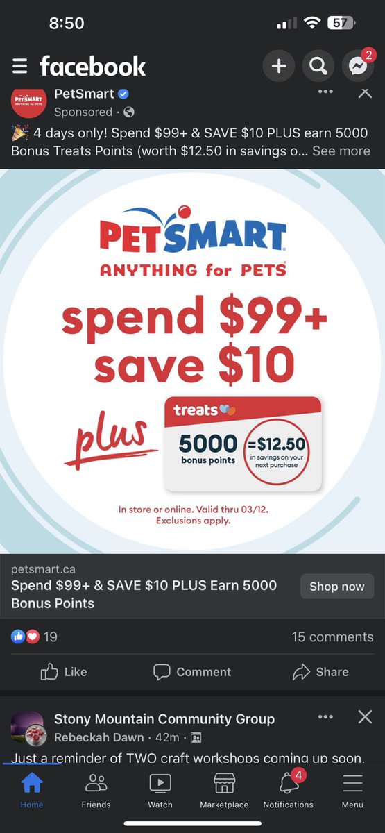 BlueandGoldFan's tweet photo. @PetSmart So disappointed with this promo. Activated the offer and went to PetSmart and spent over $99 and never received the 5000 points. Now I’m being asked for proof that I activated the offer. I didn’t realize I was supposed to screenshot the activated offer for future proof https://t.co/TEcgzYsqvX