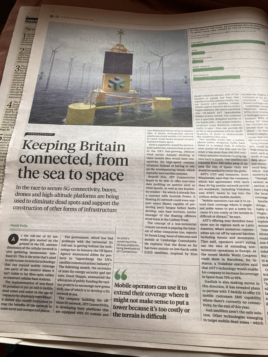 Heidivel's tweet image. I have been rather distracted by the budget today that I forget to mention, you can find me writing in @raconteur #FutureofInfrastructure report in @thetimes writing about 5G and superbugs. It’s great to be back at work! (Post brief maternity leave).