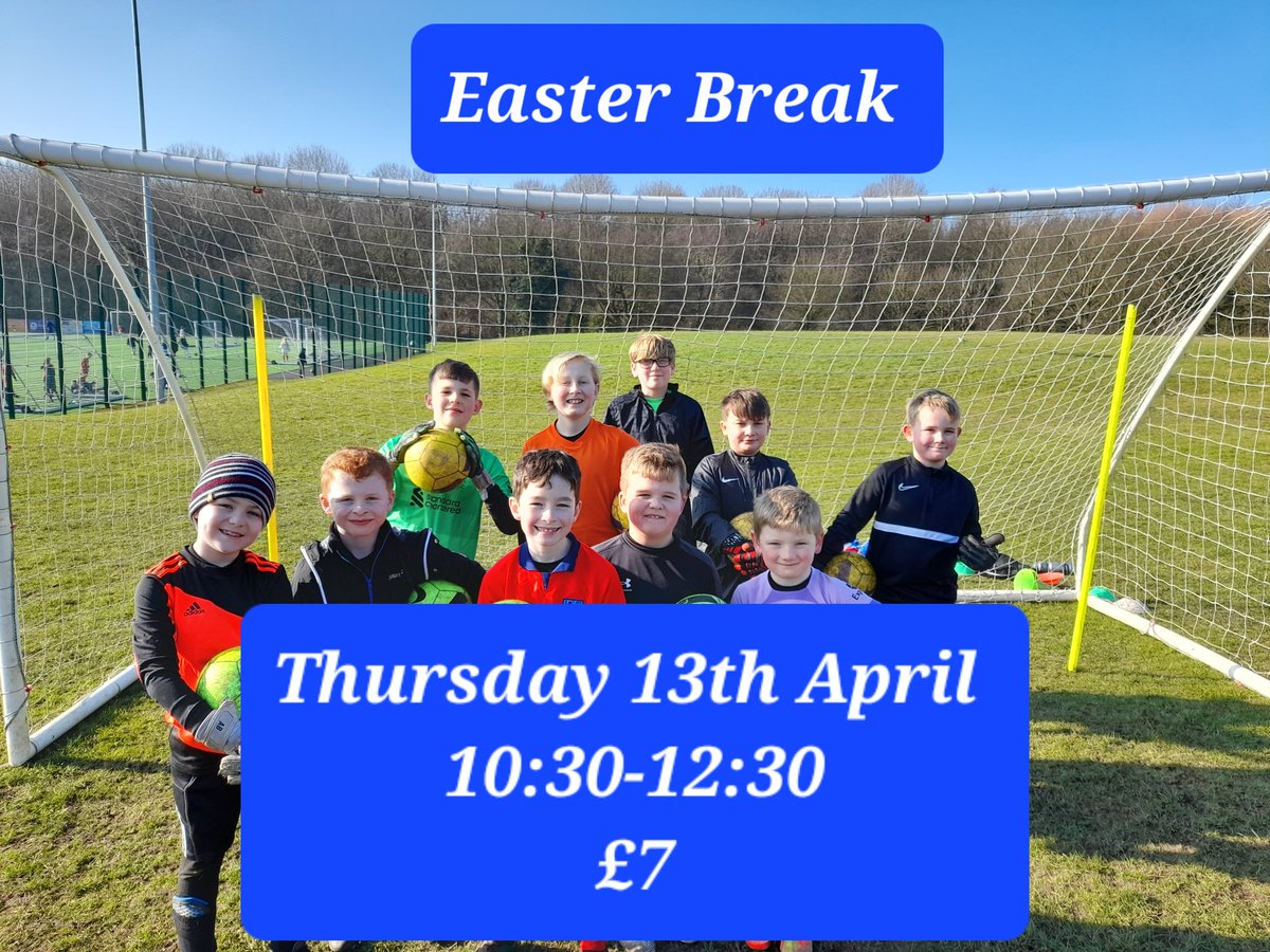 GoalkeepingAFR's tweet photo. Hi everyone, i will be running a group session during the Easter break on Thursday 13th April from 10:30am to 12:30pm at a cost of £7. The session will be first come first served, the session would have to be paid for before Thursday 6th April. DM to book in. #goalkeeping https://t.co/JcTf7ilRfg