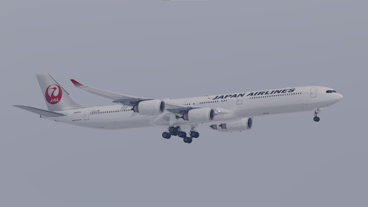 FS_kyoto_CITY's tweet image. 本日、フランスのトゥールーズからJALのA340-600が新千歳空港に無事にフェリーされました。
明日からの本格運用に向けてさっそく準備が行われていました。搭乗がとても楽しみですね。
#JALVIRTUAL #Toliss #XPlane12 #A346