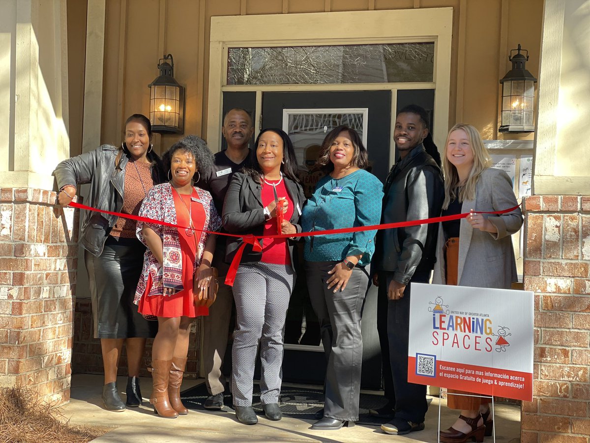 unitedwayatl's tweet photo. Bringing Learning Spaces to new places! 🎉 Today, we opened our 15th Learning Spaces location, with some of Marietta’s littlest learners &amp; their caregivers joining us in celebration. 

Find out how Learning Spaces helps more kids get a strong start: https://t.co/5KgTwyBxEo https://t.co/ddSfGyIXif