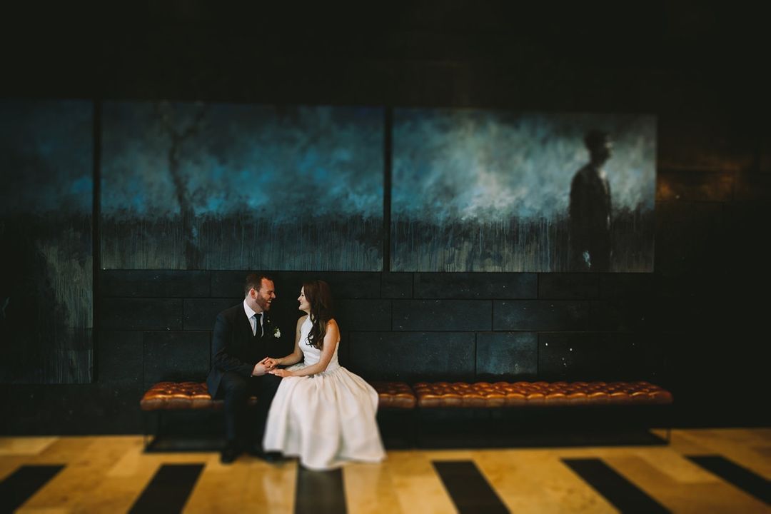 A backdrop for newly-wed portraits, glamorous fashion shoots and even an impromptu Damien Rice performance. Cian McLoughlin's arresting artwork, ‘Waiting for Godot’, greets every guest arriving at The River Lee and sets the tone for a modern, stylish and truly unforgettable stay.