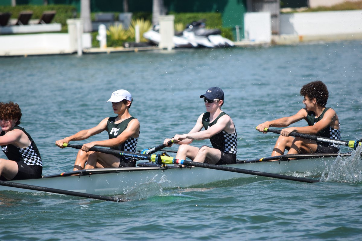 PineCrestCrew's tweet photo. This previous weekend, #PCCrew travelled down to Miami Beach Rowing Club's boathouse! We were able to line up against one of the top clubs in the state to do multiple race pieces along the scenic South Beach intracoastal. It was a great day with beautiful views. #GoPCPanthers https://t.co/umxJ42OQrw
