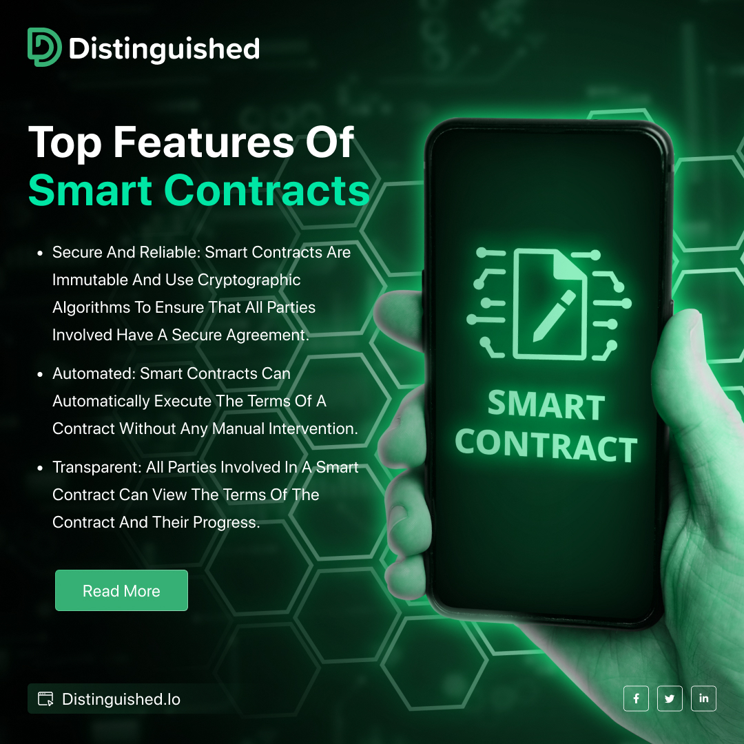 iodistinguished's tweet photo. The smart contract is a self-based program used to make an exclusive agreement between two entities in the form of computer code.

Learn More: https://t.co/T9RPvin2V9

#smartcontracts #blockchaintechnology #ETH #BTC #cryptocurrency https://t.co/9Orby1aLg3