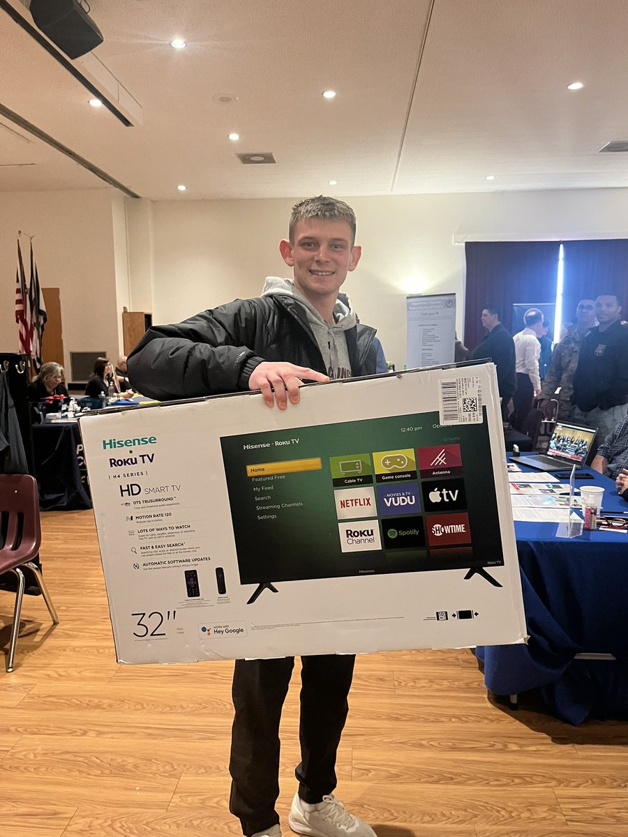 You too could win an awesome door prize! Don’t miss the career fair until 2pm today