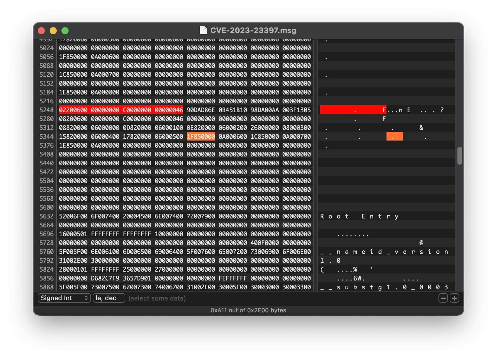 delivr.to on Twitter "📭We've added a PoC exploit msg file for CVE2023