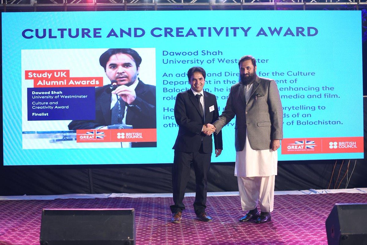 dawoodtareen1's tweet photo. A beautiful evening @GovOfPunjab @MBalighurRehman @MaaryaR @pkBritish 
#UKAlumniawards
#StudyUK
#BritishCouncilPakistan https://t.co/RPmohqCH8j