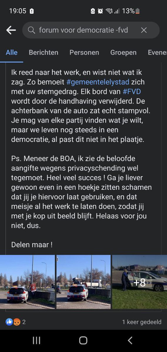 GerritHilberdin's tweet photo. BOA'S #Lelystad bemoeien zich met het stemgedrag van de burgers. Op staande voet ontslag. @fvdemocratie @FvDFlevoland #PS2023 https://t.co/jwEBdRVQOV