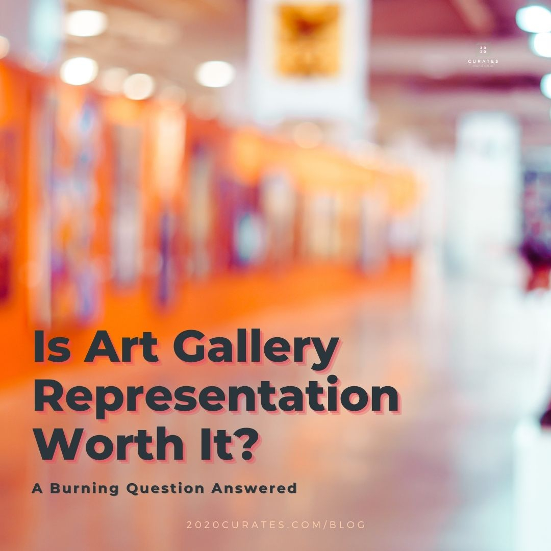2020curates's tweet photo. My latest blog post is live! In it I address one of the questions I get asked most often. A great question and one that deserves consideration. Is gallery representation worth it? Find out via the link in bio! 
Do you have gallery representation? Is it worth it for you? Let me kn https://t.co/CU0xs1k0XF