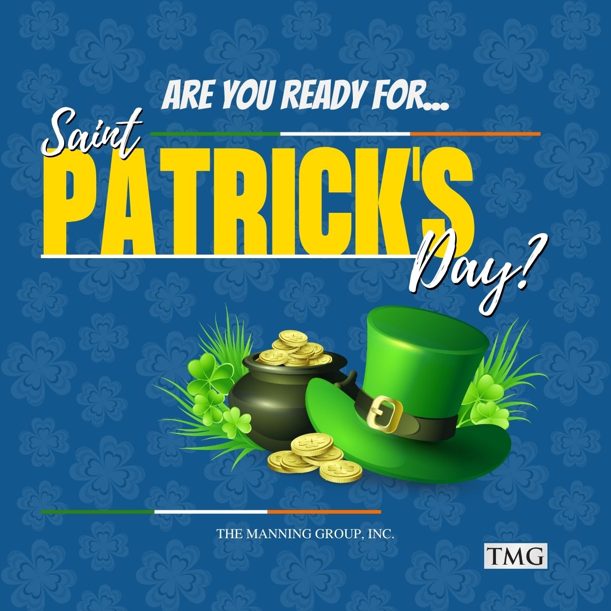 TheManningGroup's tweet photo. Ready for St. Patrick's Day, #America?
#happysaintspatricksday
#happystpatricksday
#saintpatricksday
#saintpatricksdayshirt
#stpatricksday
#shamrock
#march
#fourleafclover
#stpatricksdayoutfit
#party
#greenbeer
#gotgreen
#potofgold
#holiday
#holidays
#holiday2023
#holidays2023 https://t.co/1Ha2bXY1fs