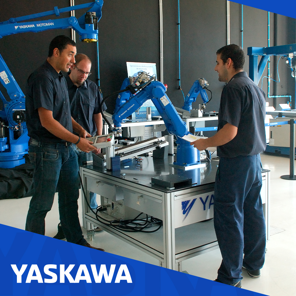 YaskawaM's tweet photo. Se cuenta con módulos disponibles y separados para controladores NX100, DX100 y DX200.

Cada módulo es un curso de mantenimiento preventivo / solución de problemas para el robot industrial y controlador seleccionado.

#Yaskawa #Mexico #Robotica #YaskawaAcademy #Capacitacion https://t.co/YvFvJPjSpv