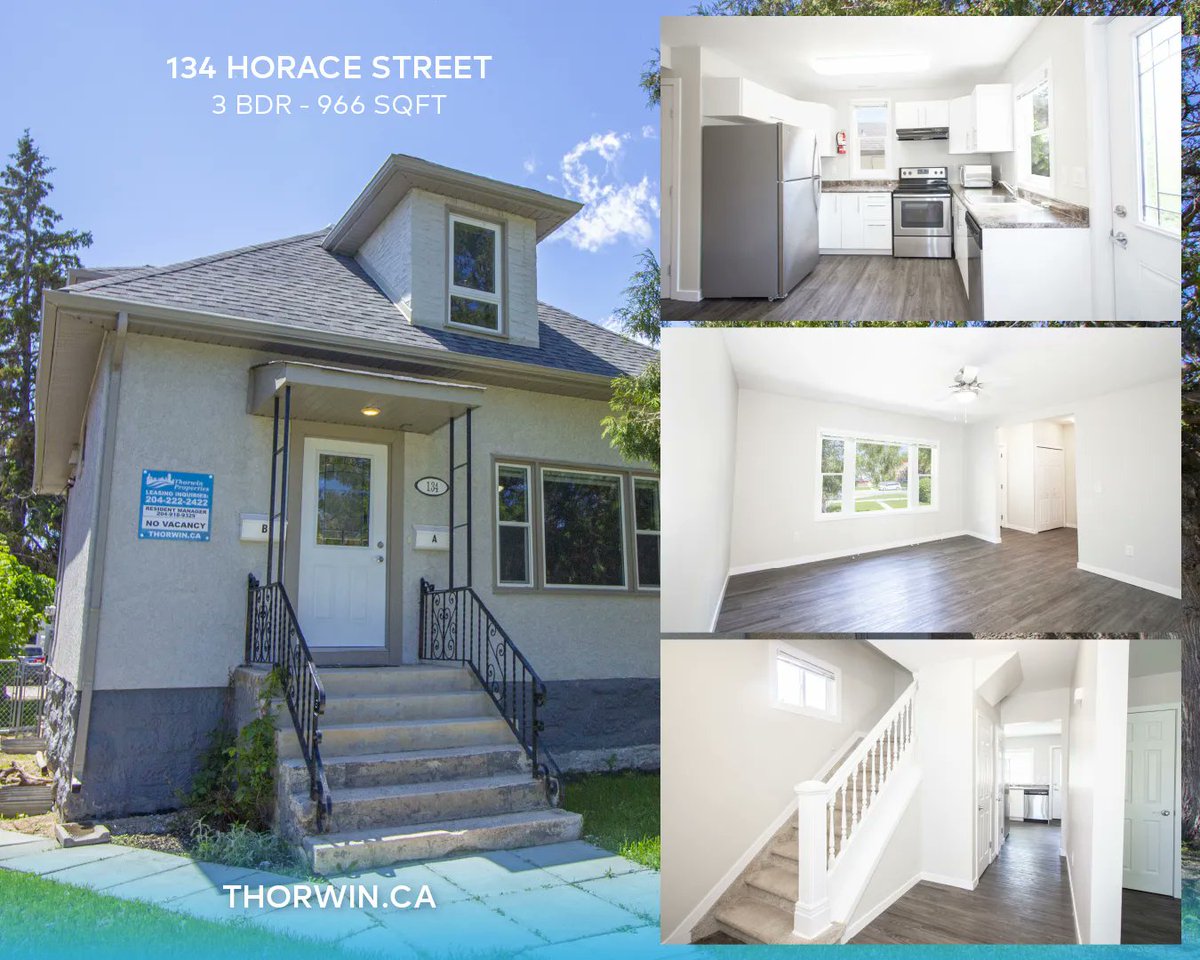 134 Horace Street - the duplex house rental suite is in the heart of Saint-Boniface. A renovated three-bedroom unit is approximately 966 sq. ft.
The monthly rent starts from $1999. Call us at (204) 918-9329.
#ThorwinProperties #WinnipegApartments #WinnipegRentals #WinnipegDuplex