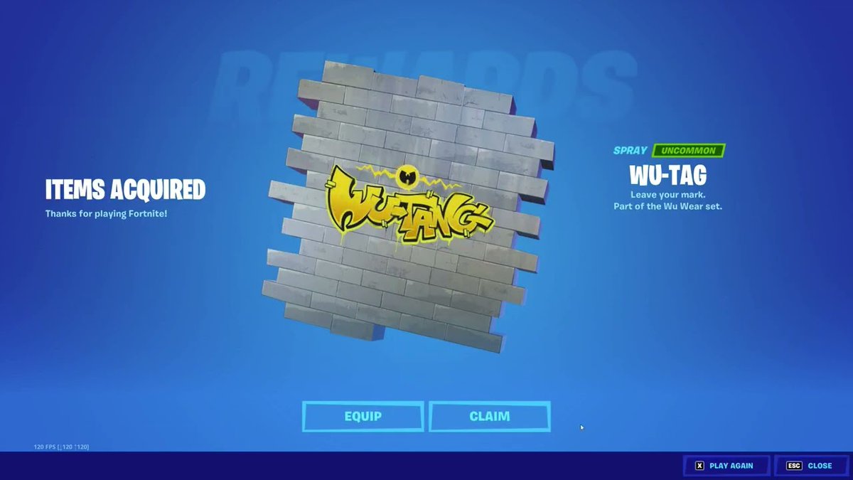 Wu-Tag Spray Giveaway

Follow <a href="/ColebowlMC/">Colebowl🍀🥣</a> &amp; <a href="/gloomsfn/">glooms</a> 
Like + RT

Ends in 24 hours, good luck.