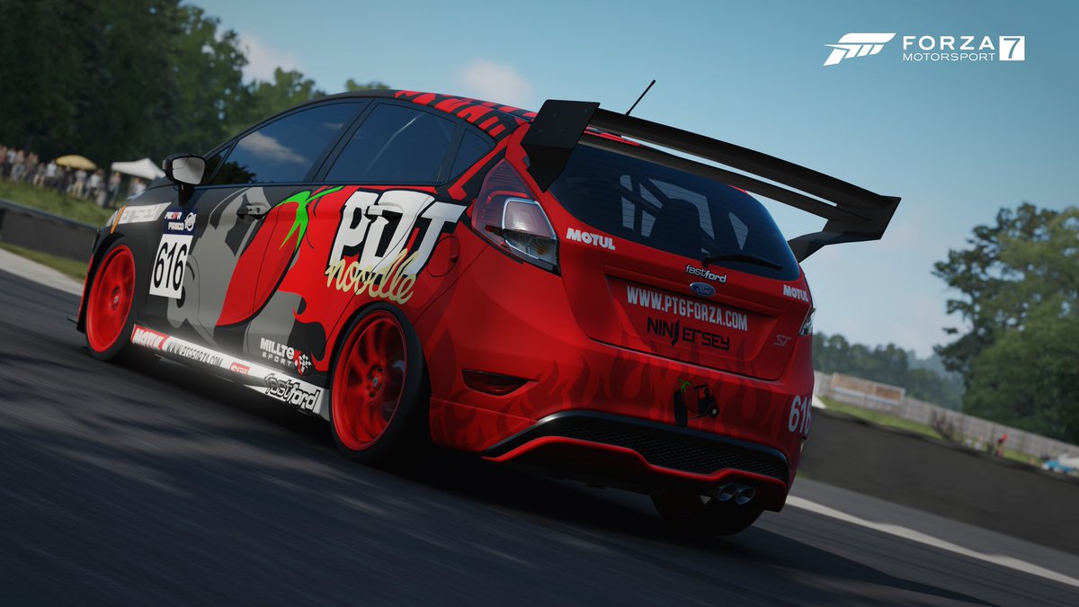 stuzib85's tweet image. Finished up this @PotNoodle #BombayBadboy sponsored livery for the @PTGforza #FiestaFiasco 

Driven by @fatrob90 and @DanG0408 

#TheArtOfRacing