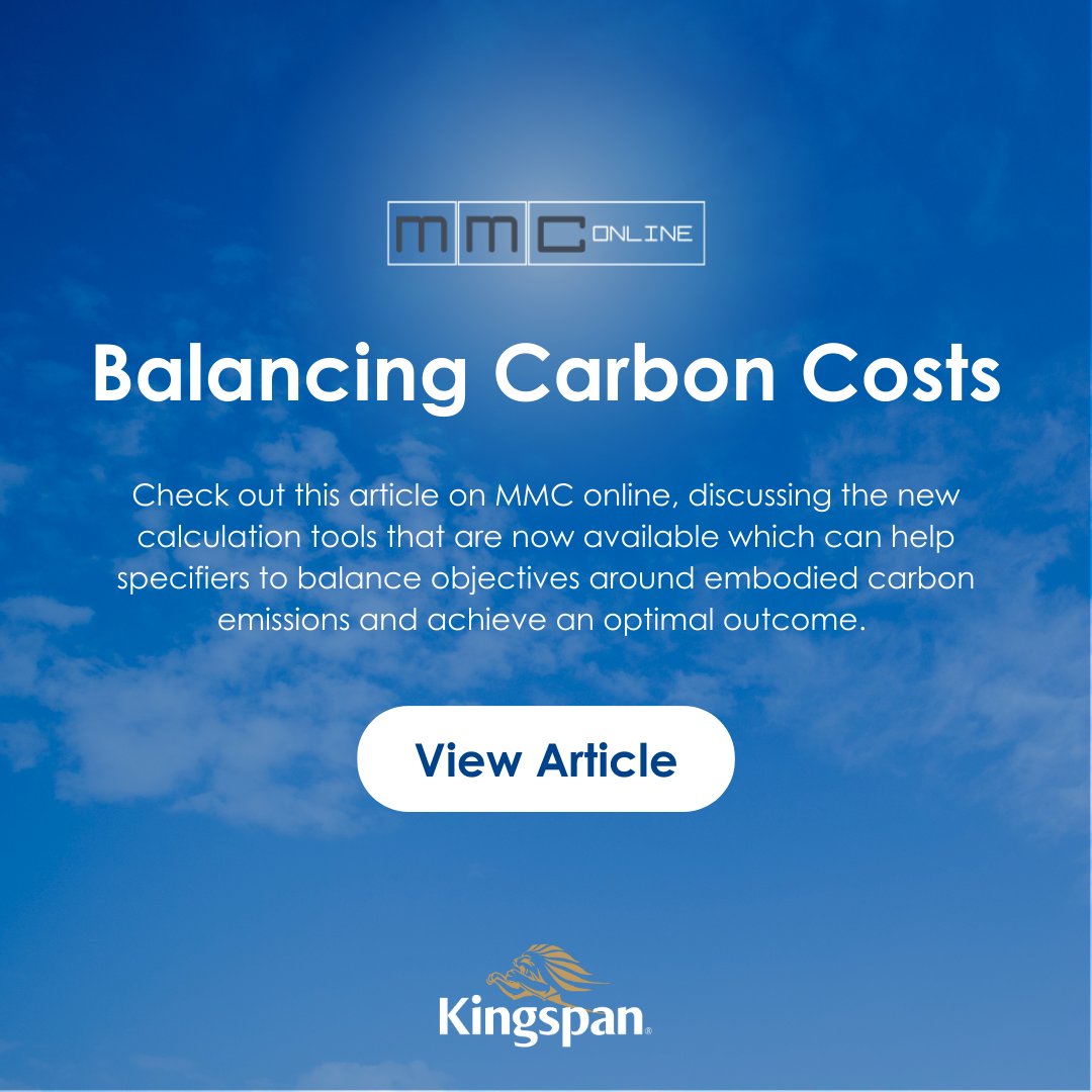 KingspanHVAC_UK's tweet photo. Check out this article on @mmconline,  discussing the new #CalculationTools that are now available which can help specifiers to balance objectives around #EmbodiedCarbon #Emissions and achieve an optimal outcome. 

➡️ View the full article here- https://t.co/seekxcIwrU https://t.co/H8RkA2YKDc
