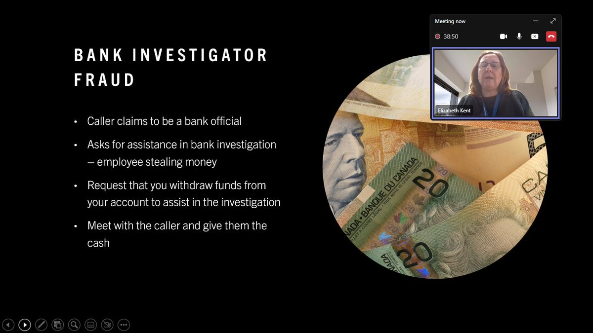 CSGWtips's tweet photo. Delivered a virtual #FraudTalk this morning with @VS_Wellington
You can book your group's online or in person presentation by going to https://t.co/GwESPDvBuF "Contact Us"
@ONsafety funded
#FraudPreventionMonth #Wellington #CountyOfWellington https://t.co/8AQ7cEI7hb