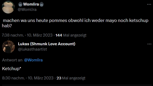 verstehe solche leute nicht? mal davon abgesehen, dass beide schreibweisen richtig sind.

wie kann man so ein nerviger bastard sein und leute (versuchen) unter ihren tweets zu verbessern??