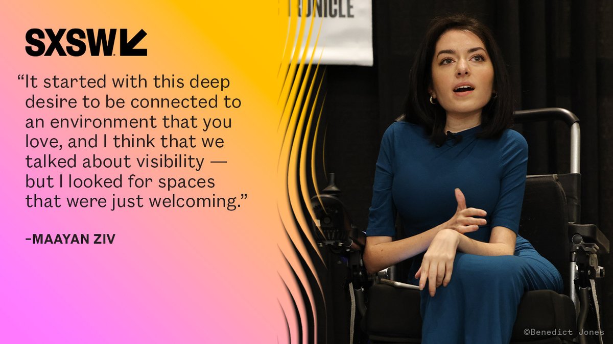 Leader and creator in the #accessibility tourism industry @maayanziv shares her journey, highlighting positive experiences of inclusive travel and best practices for anyone building accessibility into their business at #SXSW.