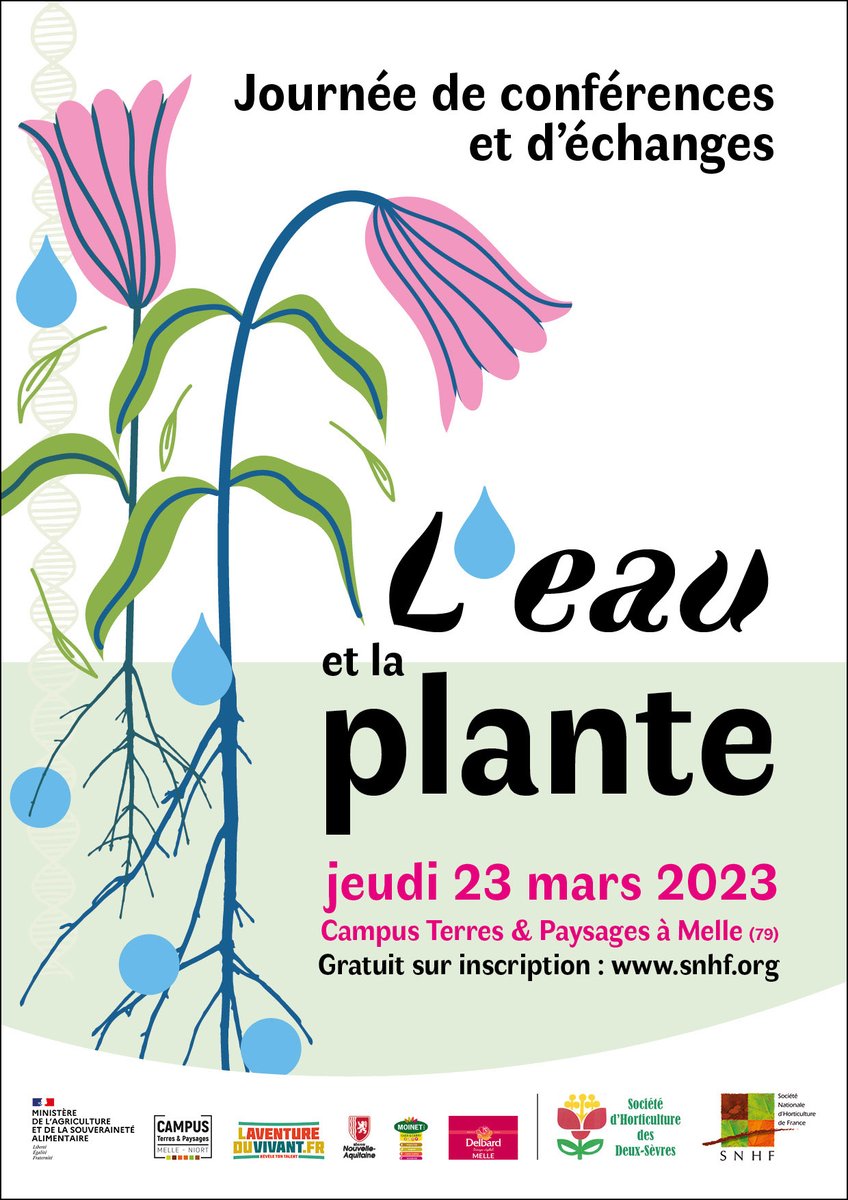 #JCE 💧 L'eau et la plante 🌱 
📆 J-8

Découvrez le programme et les intervenants de notre journée de conférence et d'échange du 23 mars

👉 snhf.org/leau-et-la-pla…
#snhf #gratuit #conference