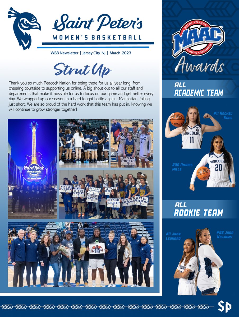 Saint Peter's Women's Basketball tweet media