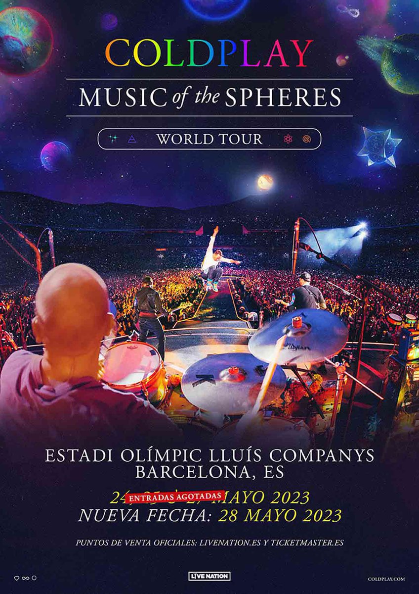 fcalentorro's tweet photo. Vendo dos entradas para Coldplay en Barcelona el domingo 28 de mayo!! https://t.co/vJcDxHyd4f