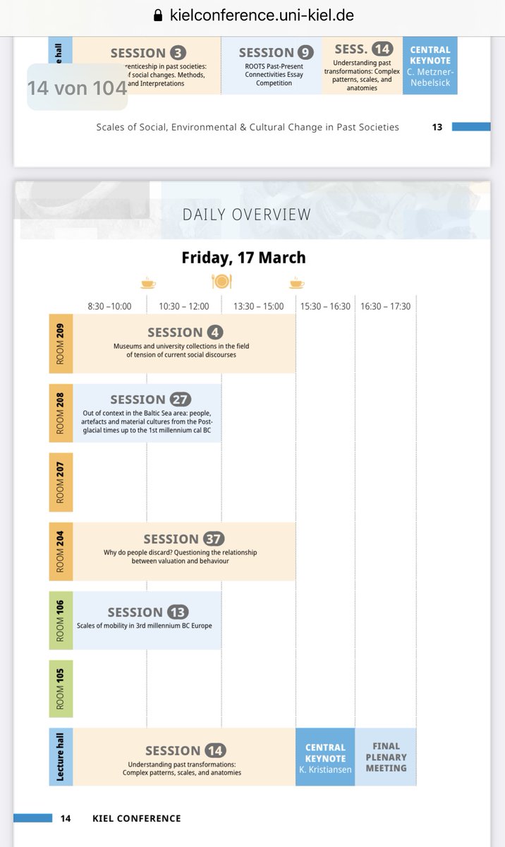 KarinaIwe's tweet image. Warum ich Tagungen wie #KielScales23 gut finde?
Hier können sich Fachcommunities austauschen: Schnittstelle Universität @ClusterRoots @SFB1266 und #Museum!
Session 4 zu den Museen und Universitätssammlungen startet am Freitag um 8:30Uhr,Raum209. Sessionorga mit dem Museumsfaktor!
